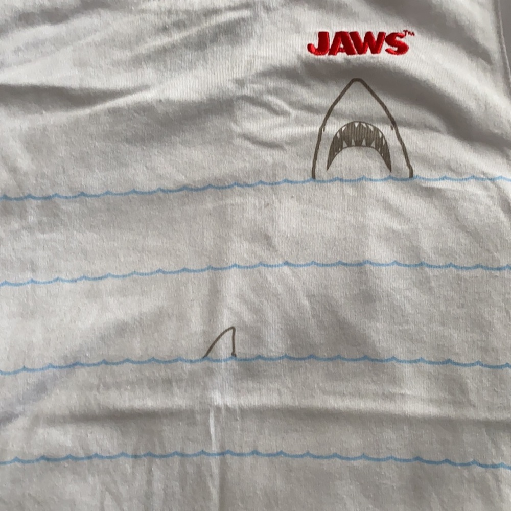 JAWS White Tank Top size Medium - Picture 3 of 5